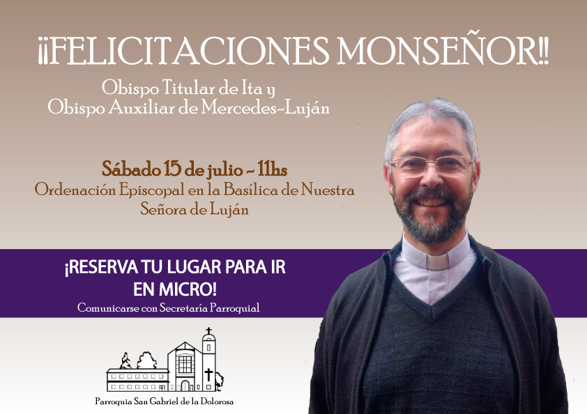 Nombramiento del Padre Jorge Eduardo en Luján Nombramiento del Padre Jorge Eduardo en Luján
