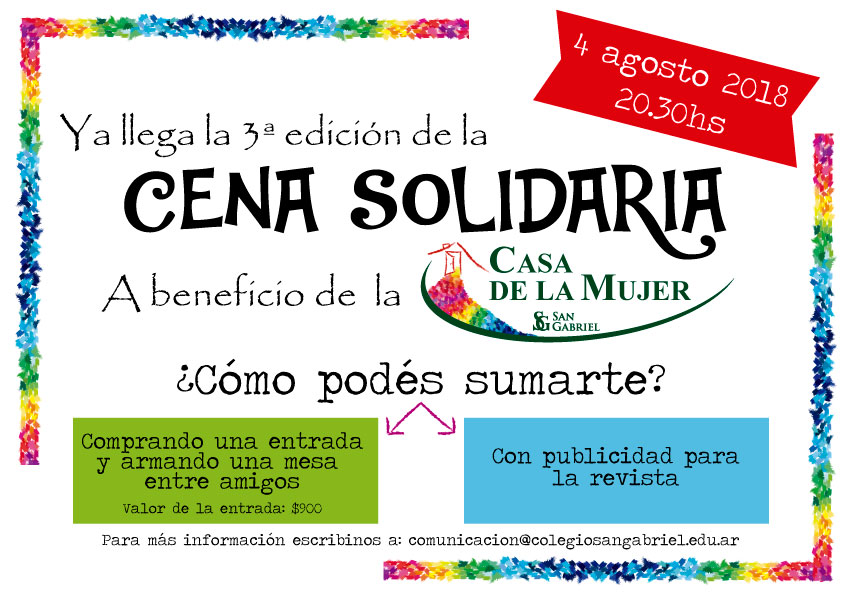 Cena Solidaria 2018 Cena Solidaria 2018